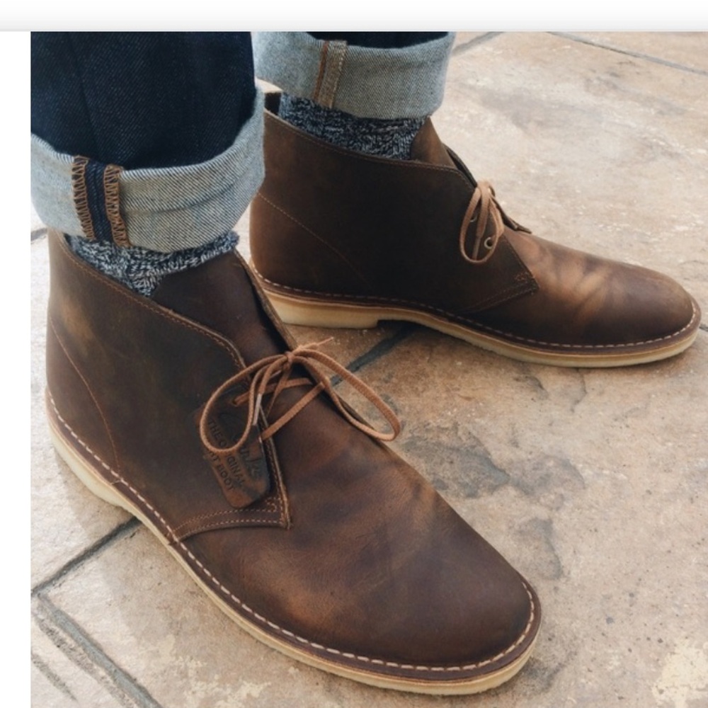 Clarks Originals Desert Boot Beeswax Leather Chukka size 10